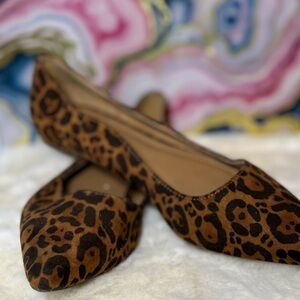 Leopard Print Women's Flats Used only once